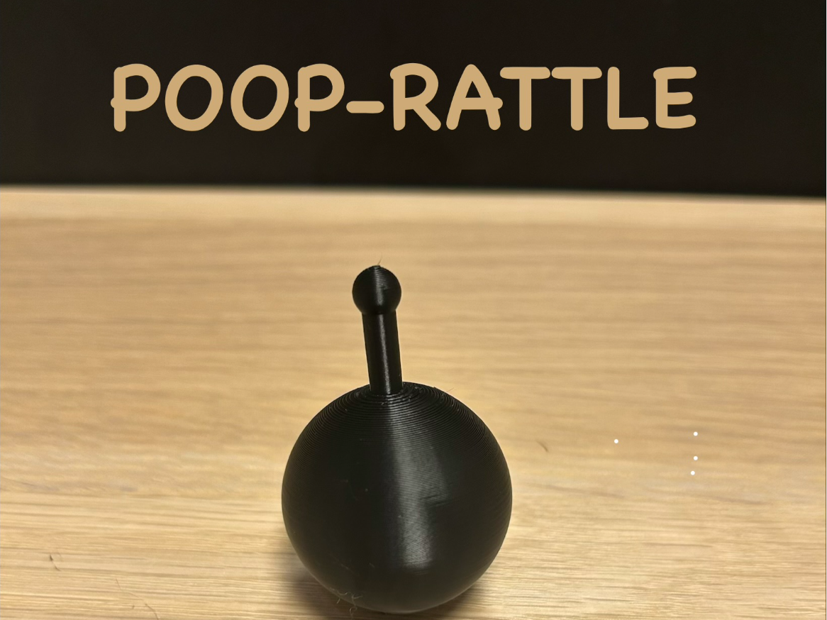 mini POOP-RATTLE  <10g