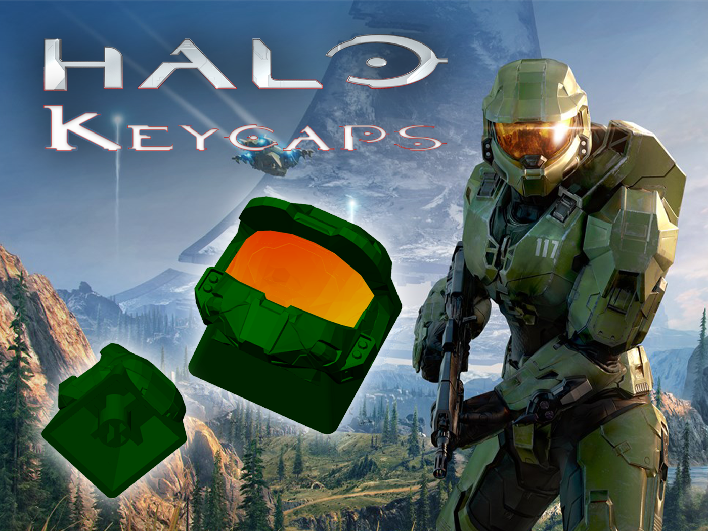 Keycap MasterChief Halo