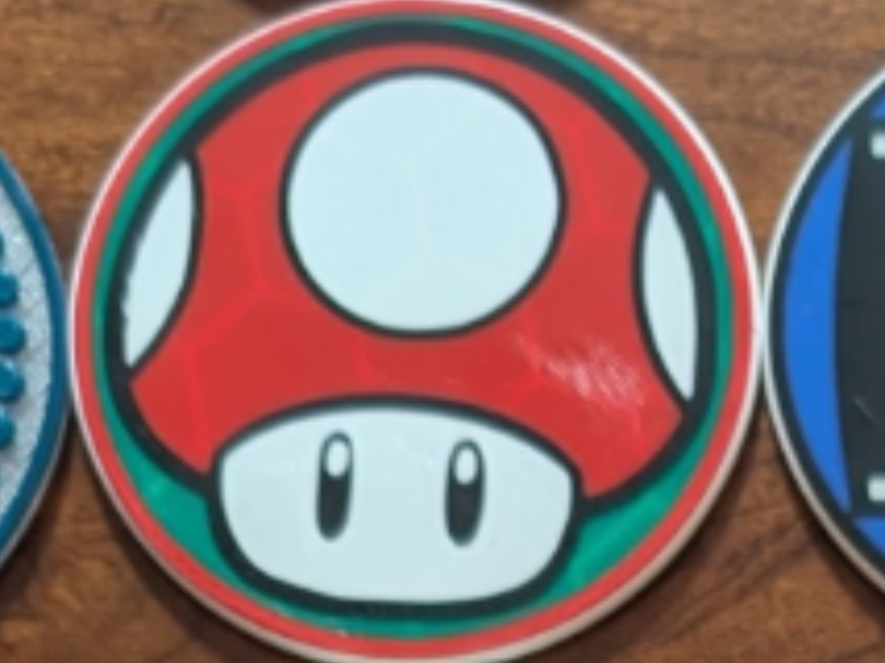 Mario kart Mushroom Powerup Coaster