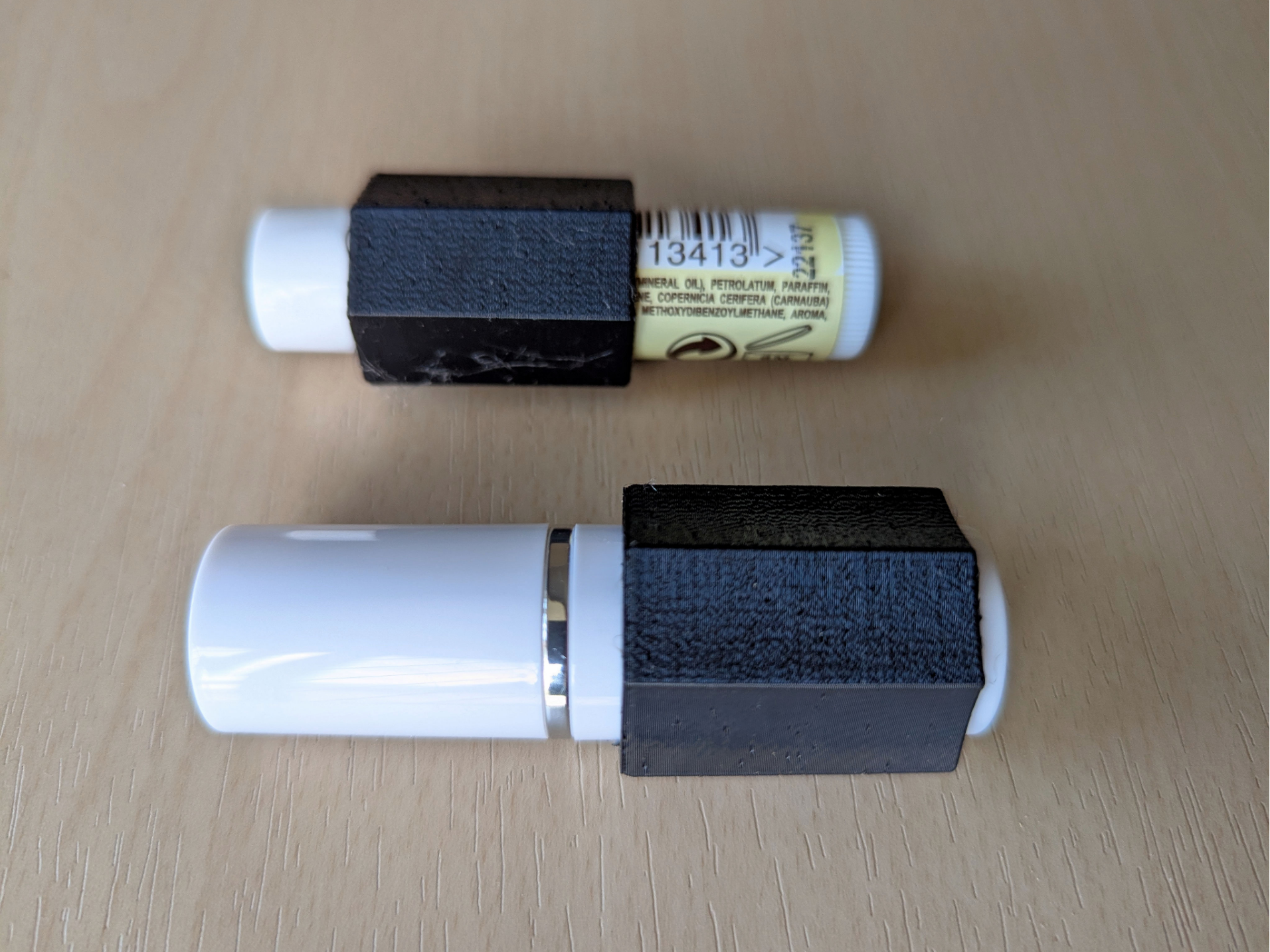 Lipbalm or Lipstick ant-roll sheath