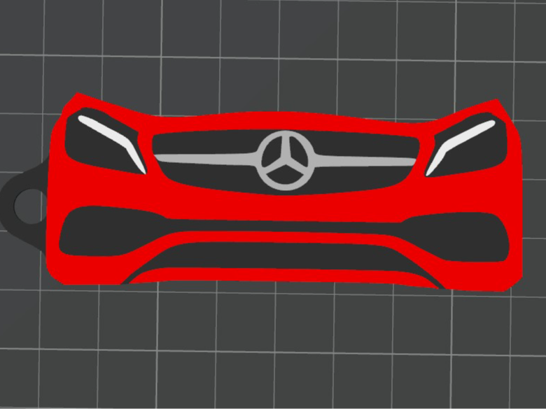 Mercedes A Class W176 keychain