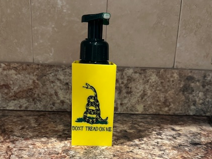 Don't tread on me Bath and Body works soap holder