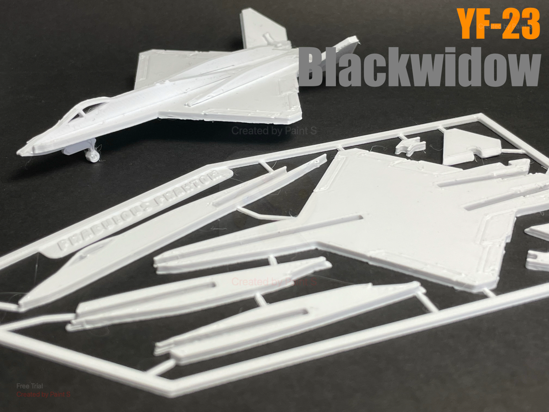 YF-23 Blackwidow Kit Card