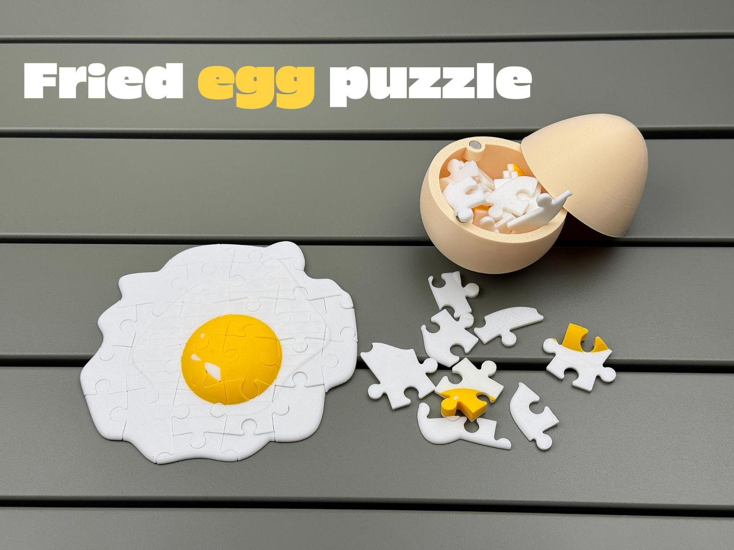 Egg,Fried egg,Fried egg puzzle