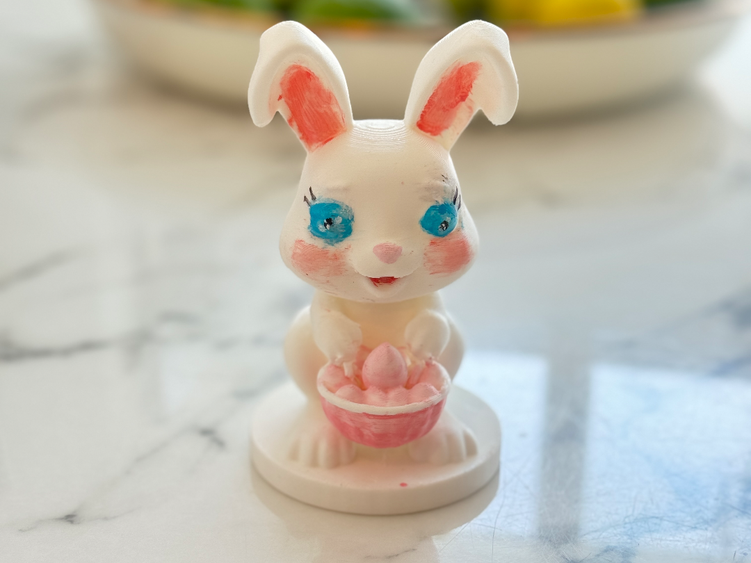 Easter Bunny, Cute Easter Bunny with Basket