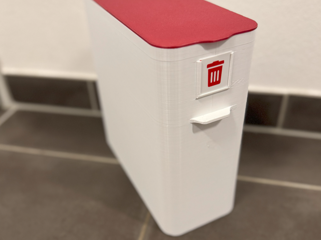 TrashBin with lid and bag holder