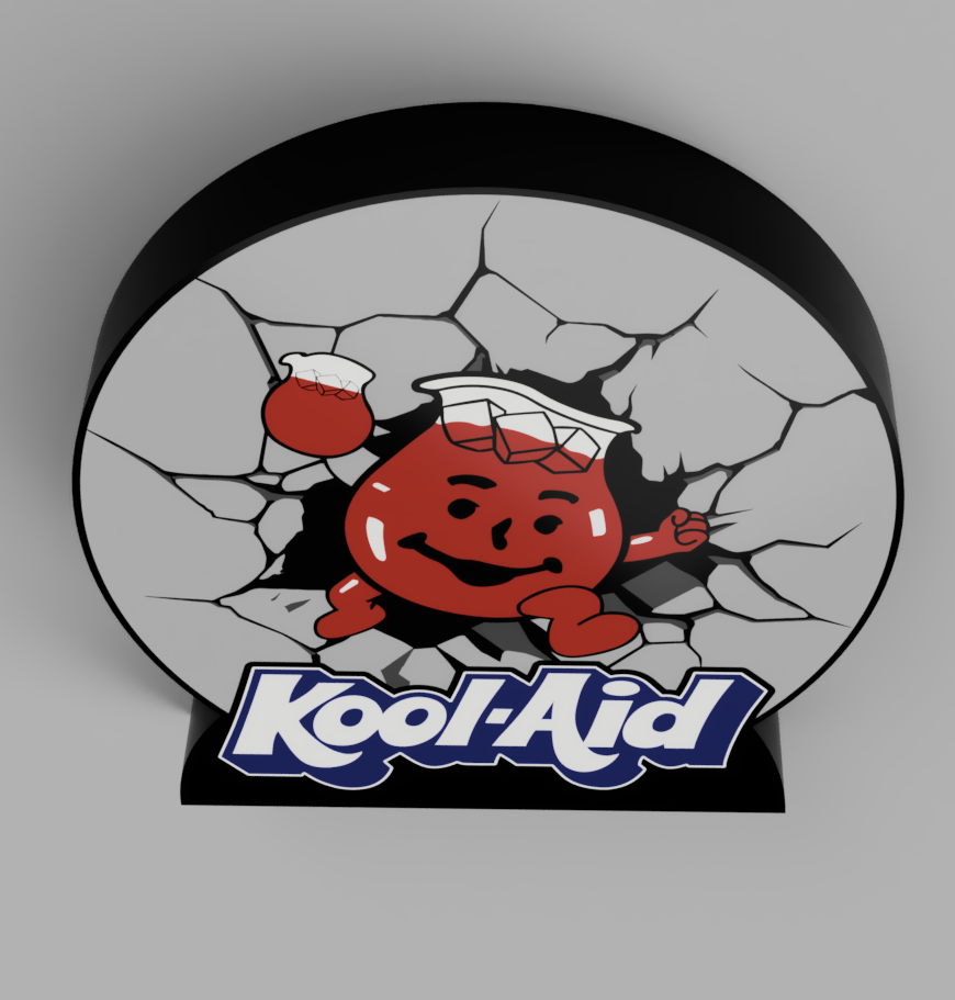 Kool-Aid Man Busting Through Wall Lightbox
