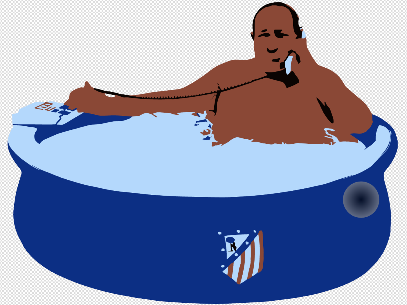 Llavero Atleti Jesus Gil Jacuzzi