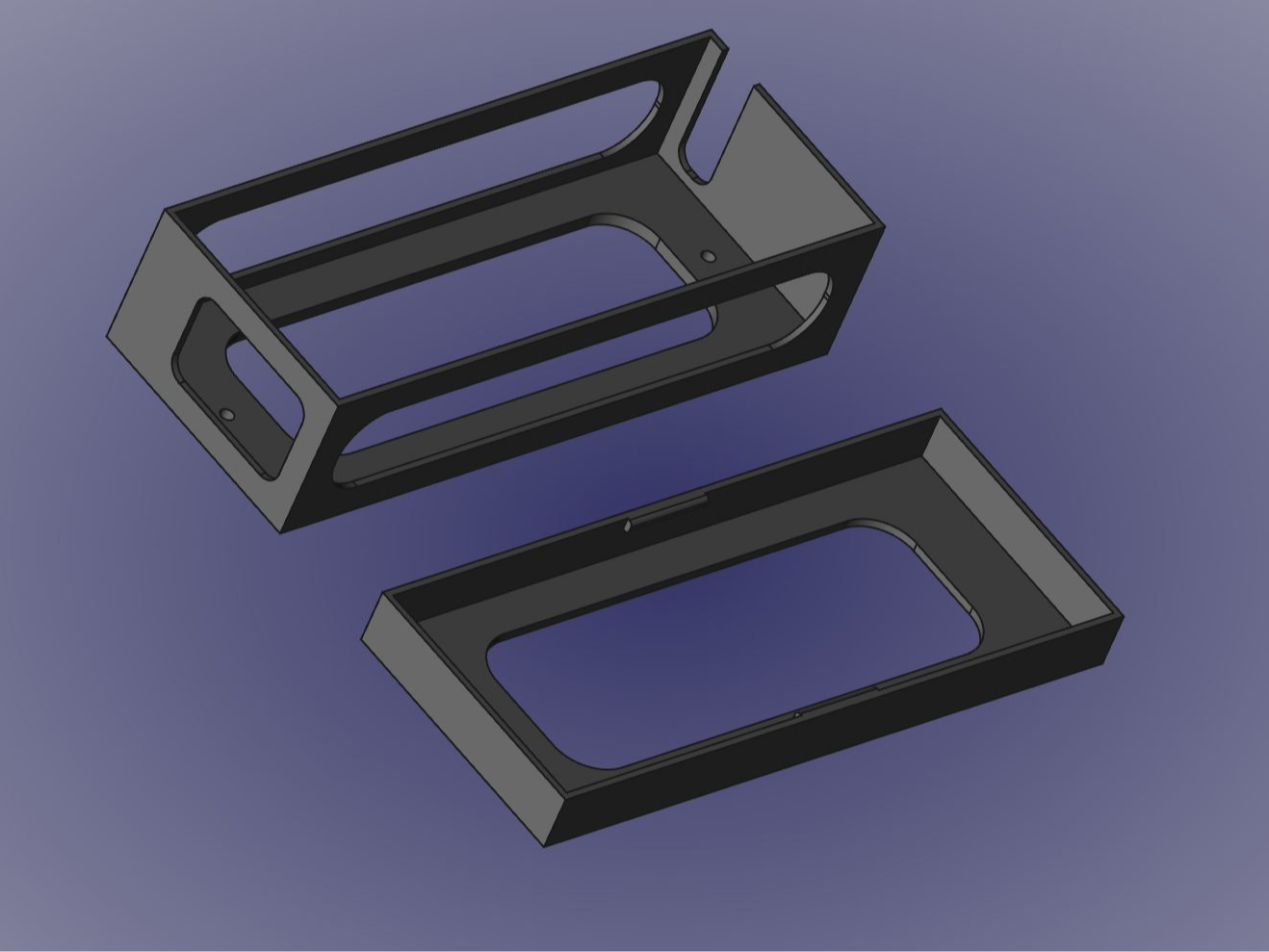 Simple design for mounting power supplys on walls