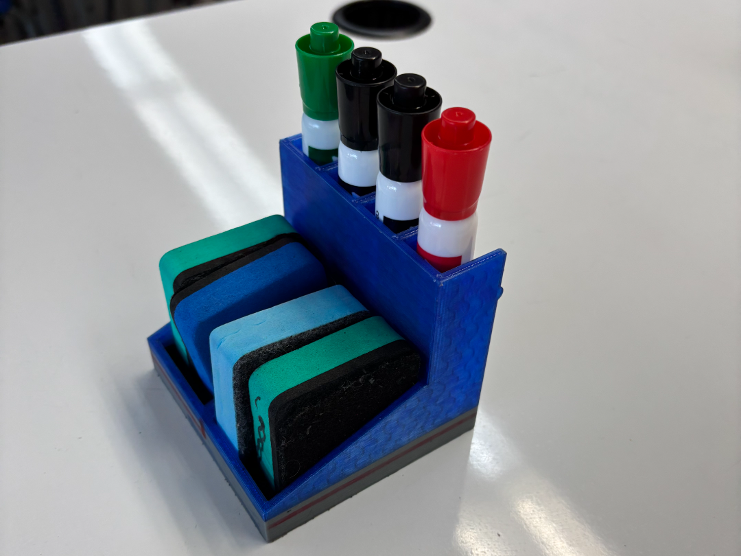 Dry Erase Maker and Eraser holder