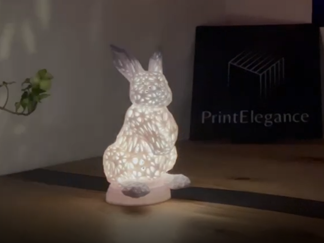 LuminusRabbit – LED Candle TeaLight Bunny