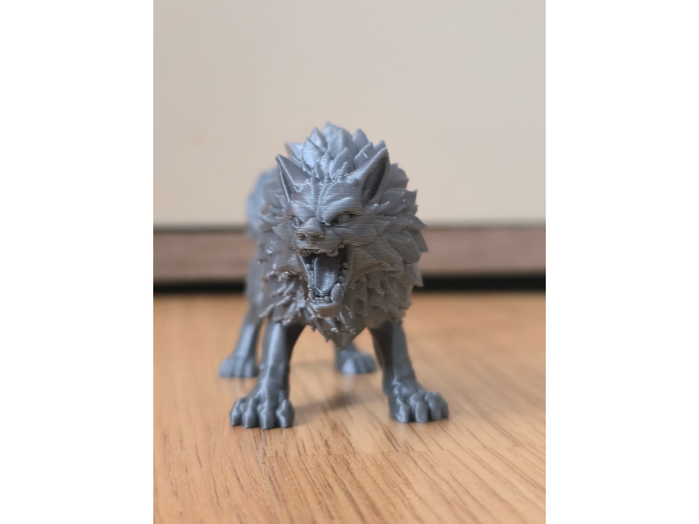 Wolf Figurine – Fantasy Beast Statue