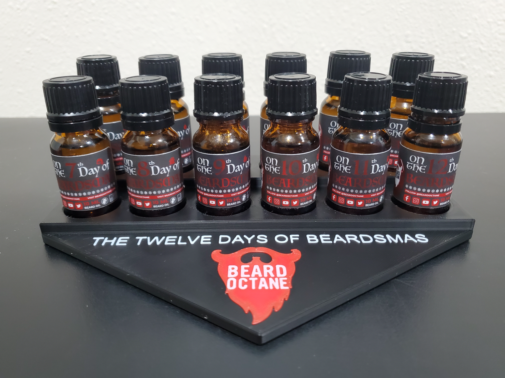 12 Days of Beardsmas Oil Display Stand