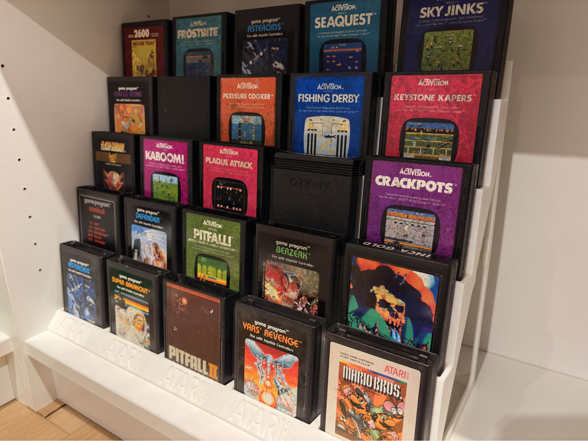 Atari 2600 Game Cartridge Display Stand