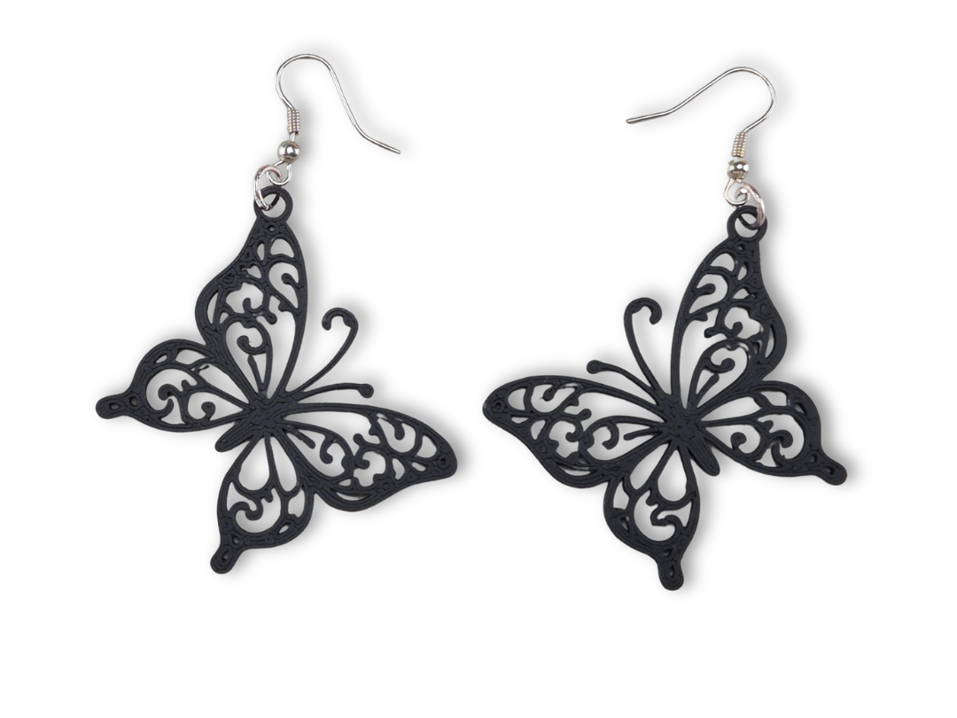 Filigree Butterfly Earrings