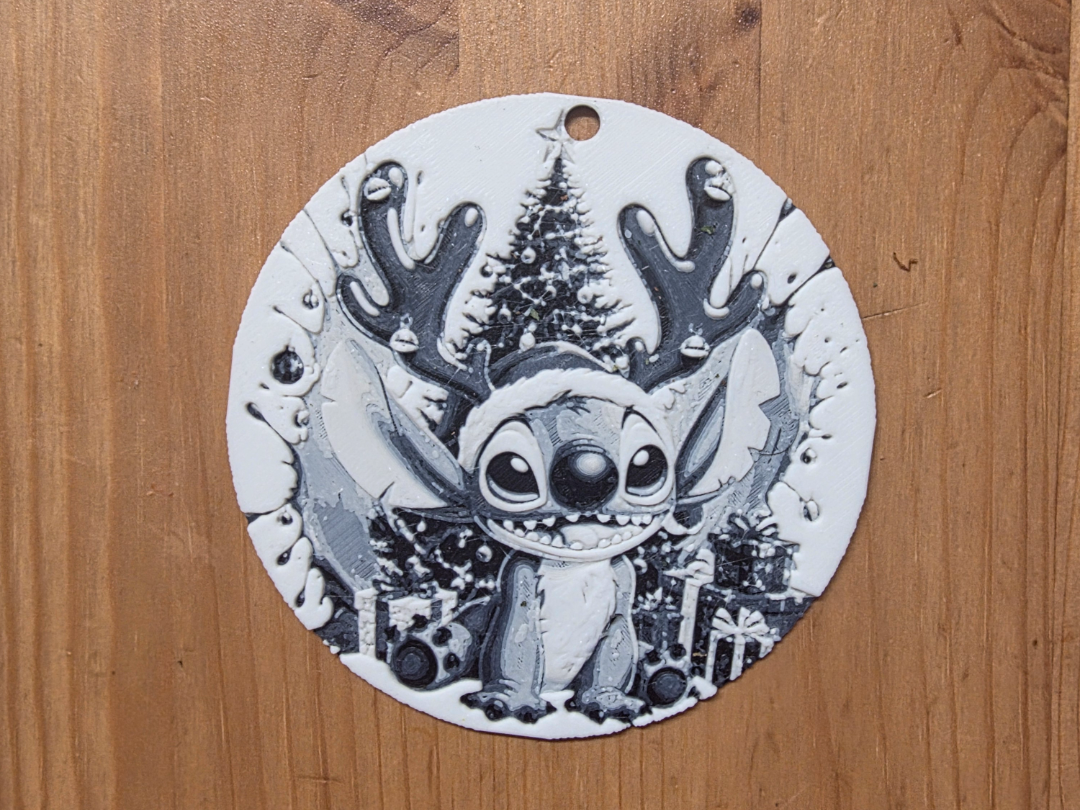 Stitch Christmas Bauble