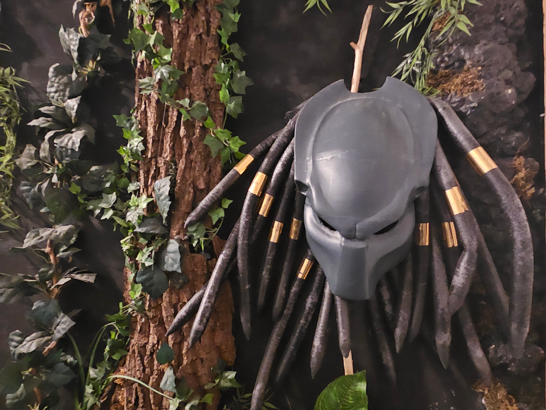 Predator Maske Cosplay (Stirnband + Luftschlitze)