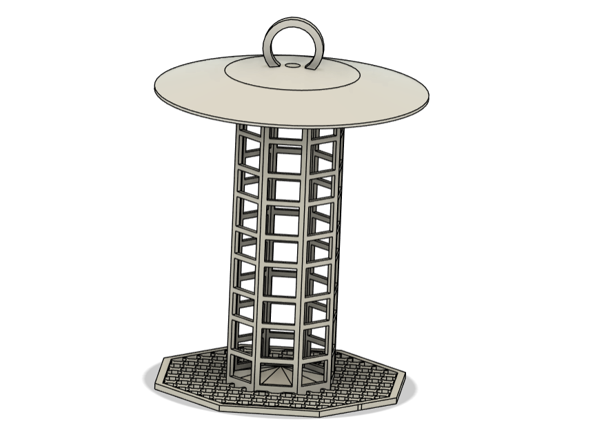 Fat ball bird feeder