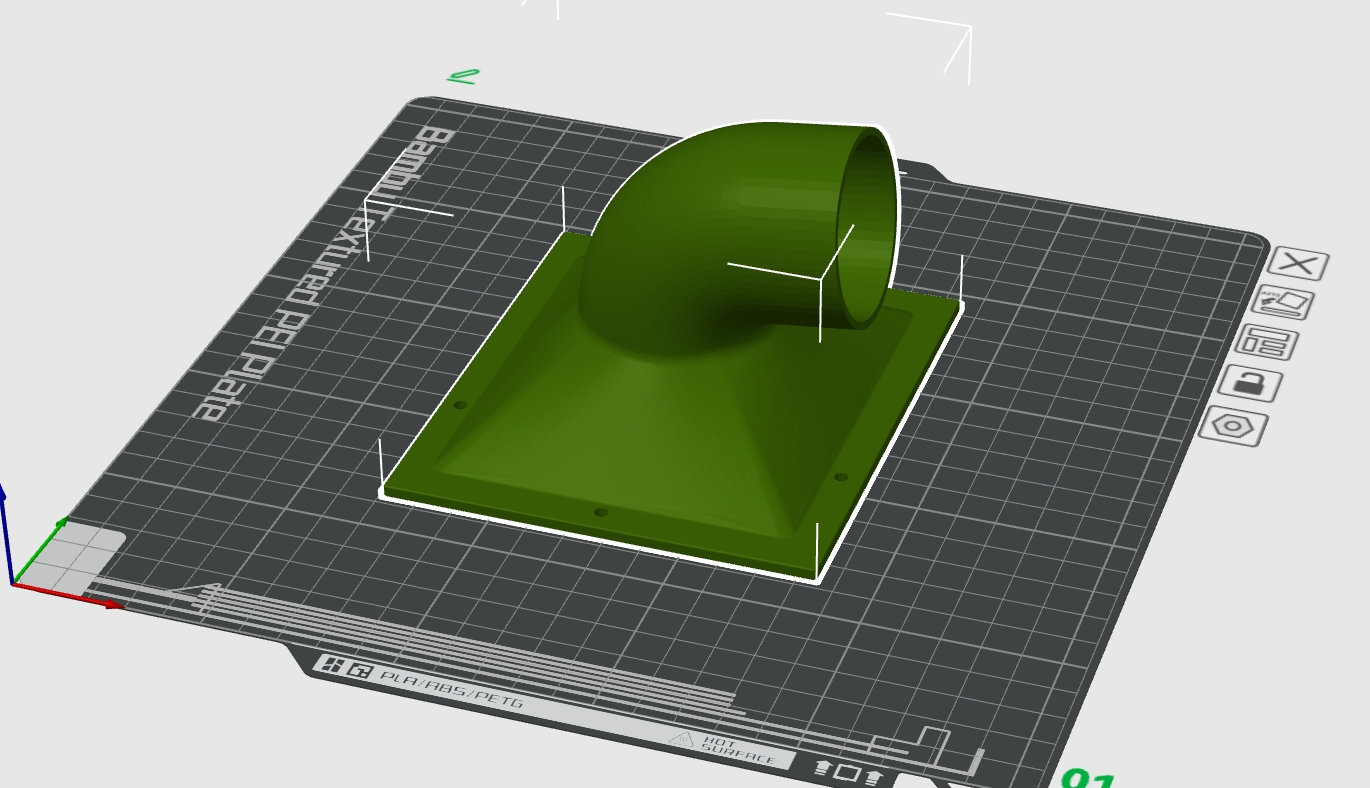 Bambu Labs X1C Fan Adapter (50mm)