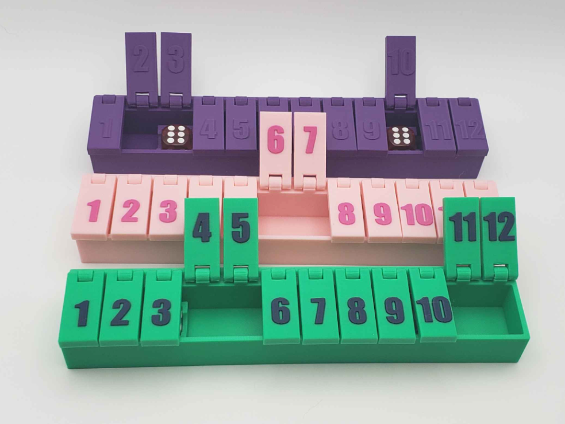 Shut the Box 1-12 print-in-place