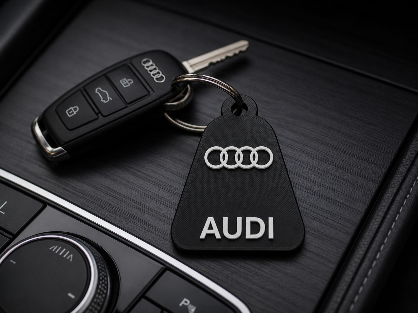 Customizable Name Keychain AUDI