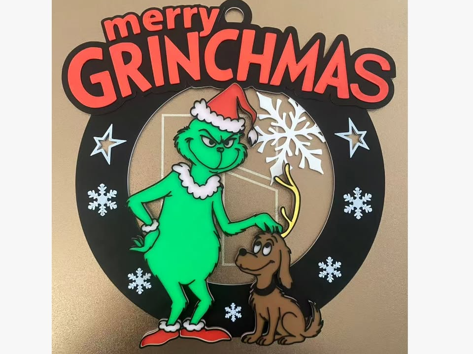 Grinch & Max Christmas Decor 230mm