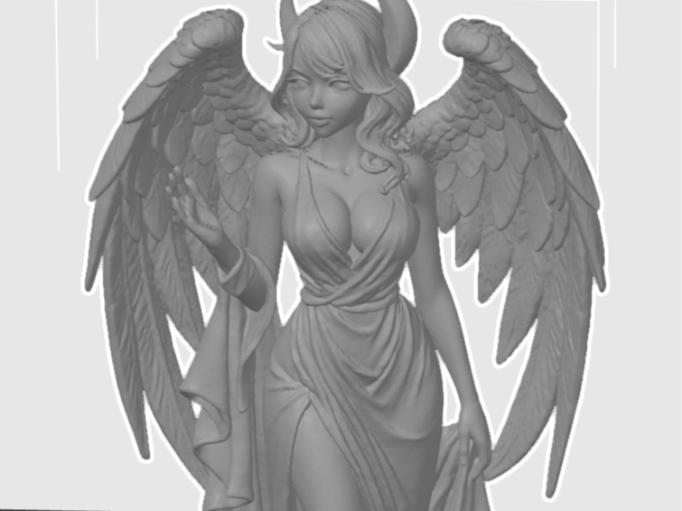 Halloween Dark Female Angel