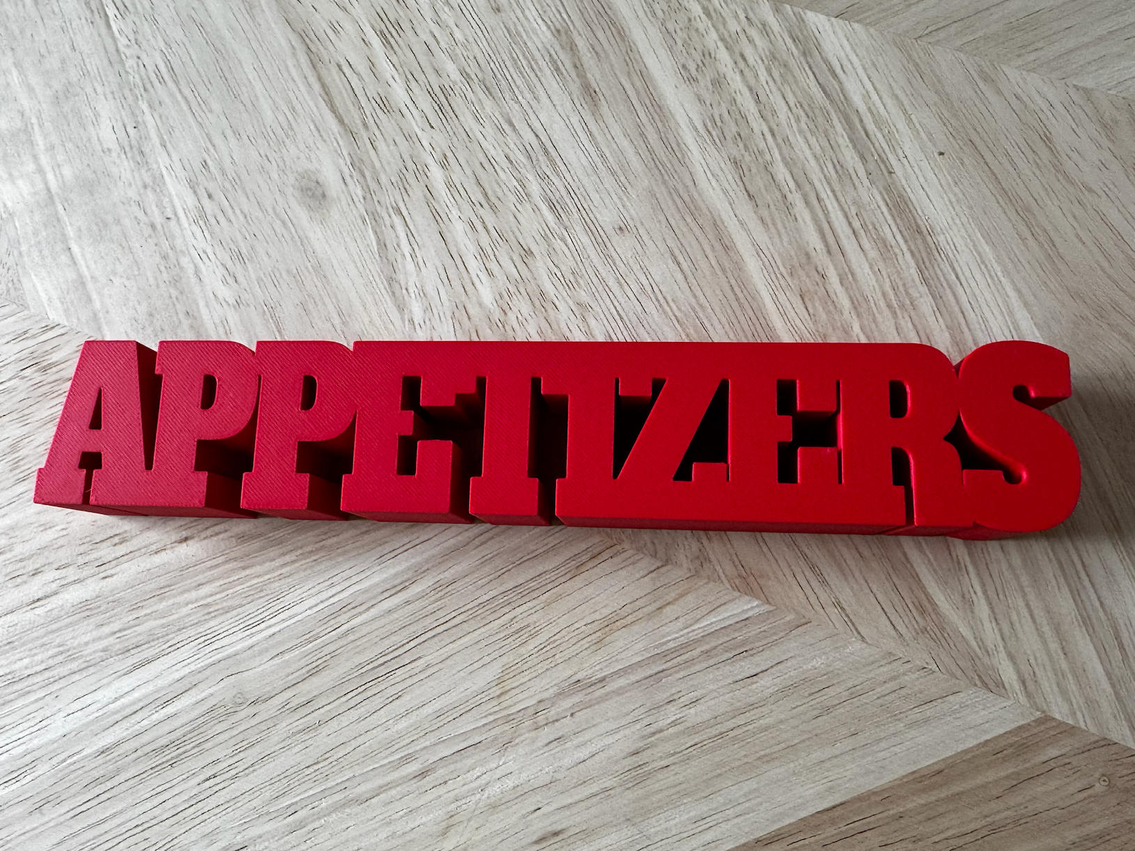 Appetizers Sign
