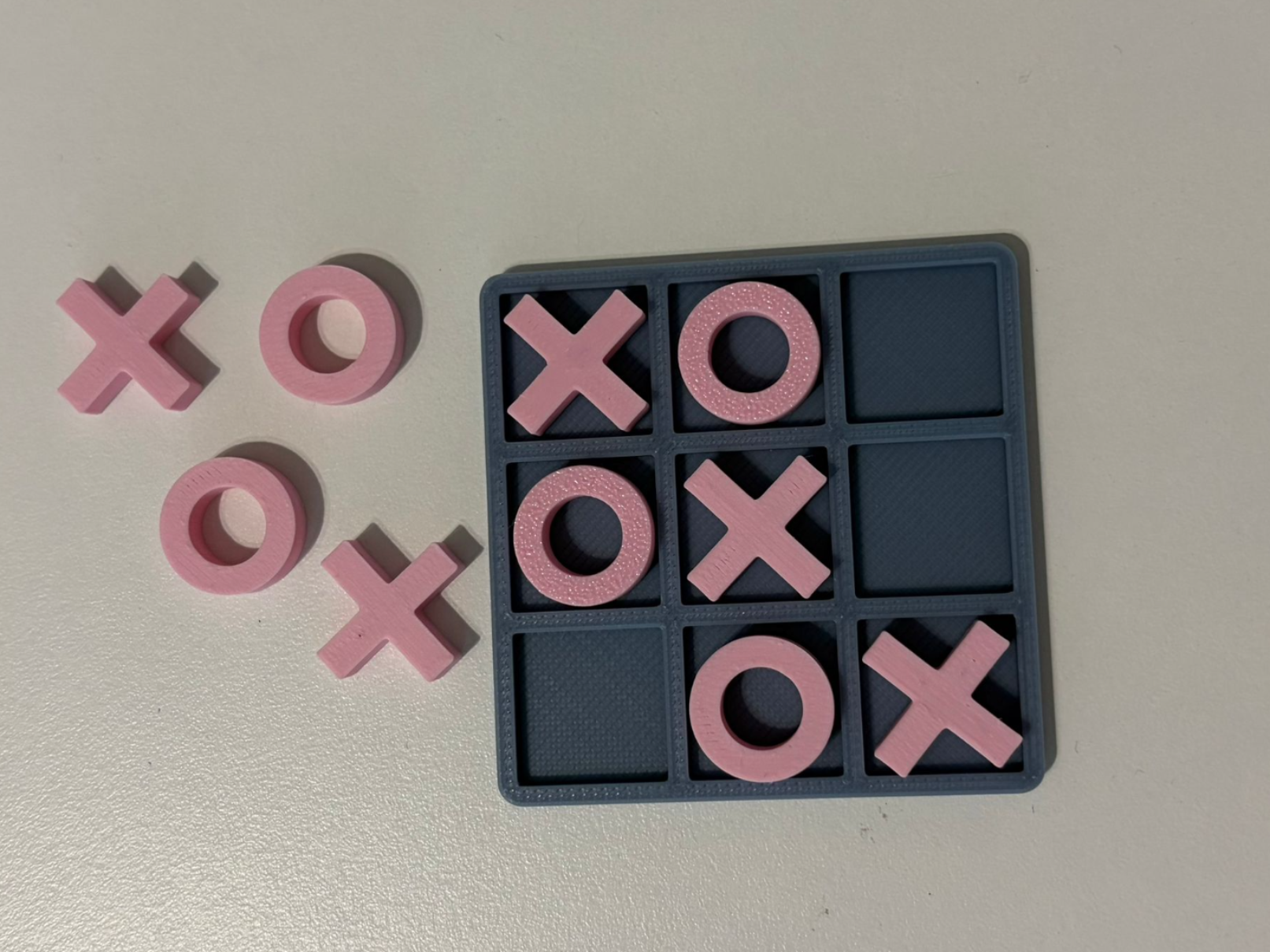 Tic Tac Toe Board Game Portable 3D Print