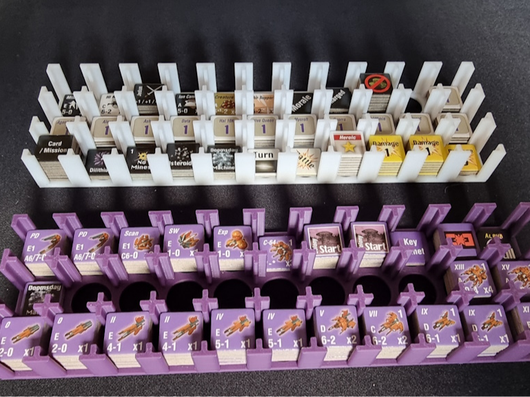 16mm Counter Tray 11 x 3 x 10 Counters