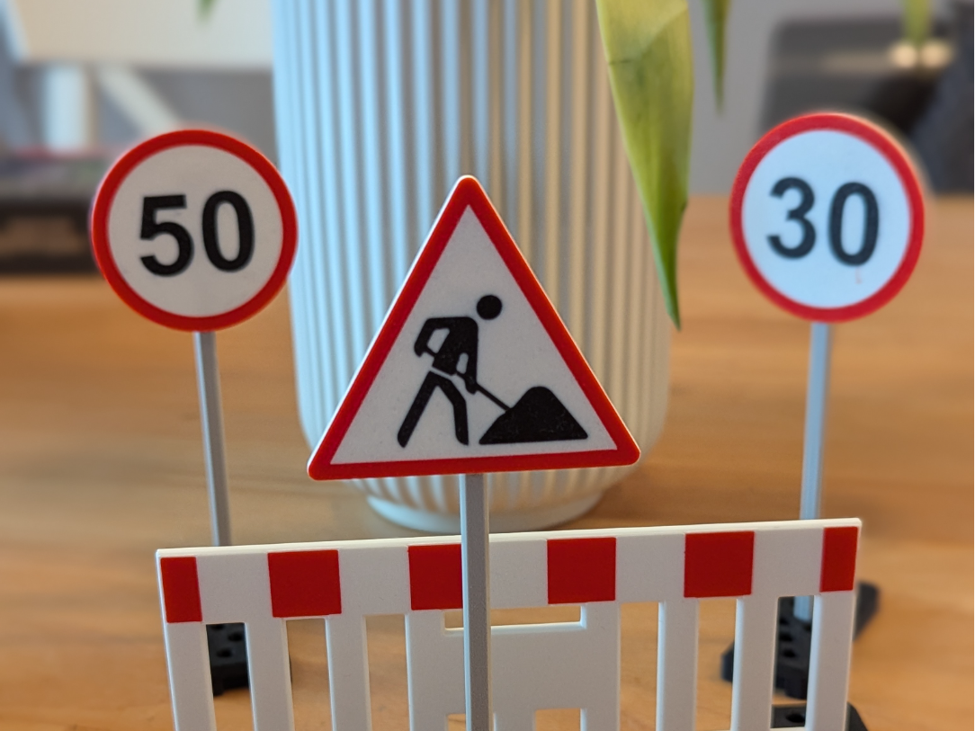 Caution Construction Site Sign