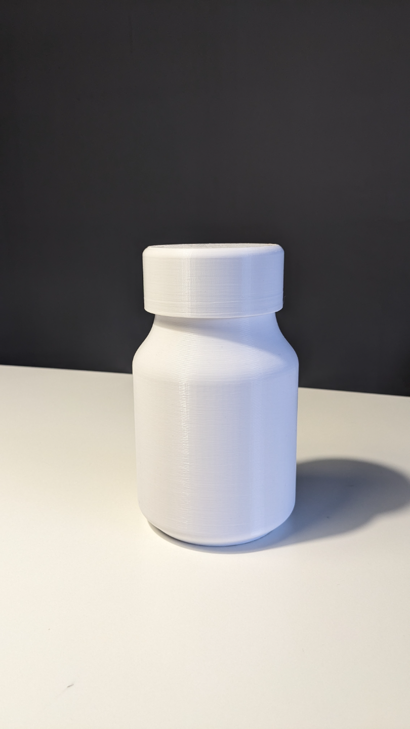 Jar with lid