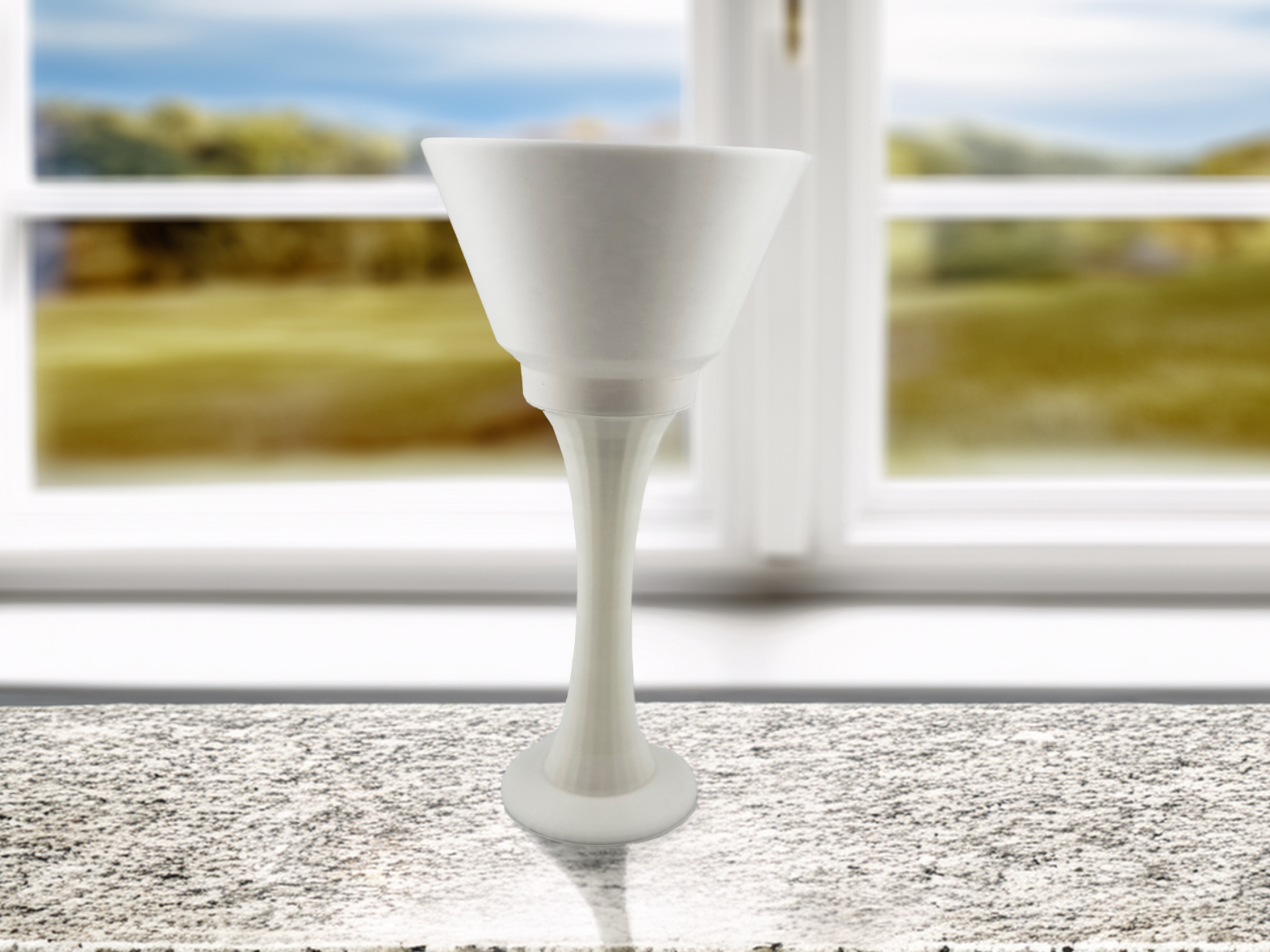 Corcelain Pedestal Base - Steam base - Cup Stand
