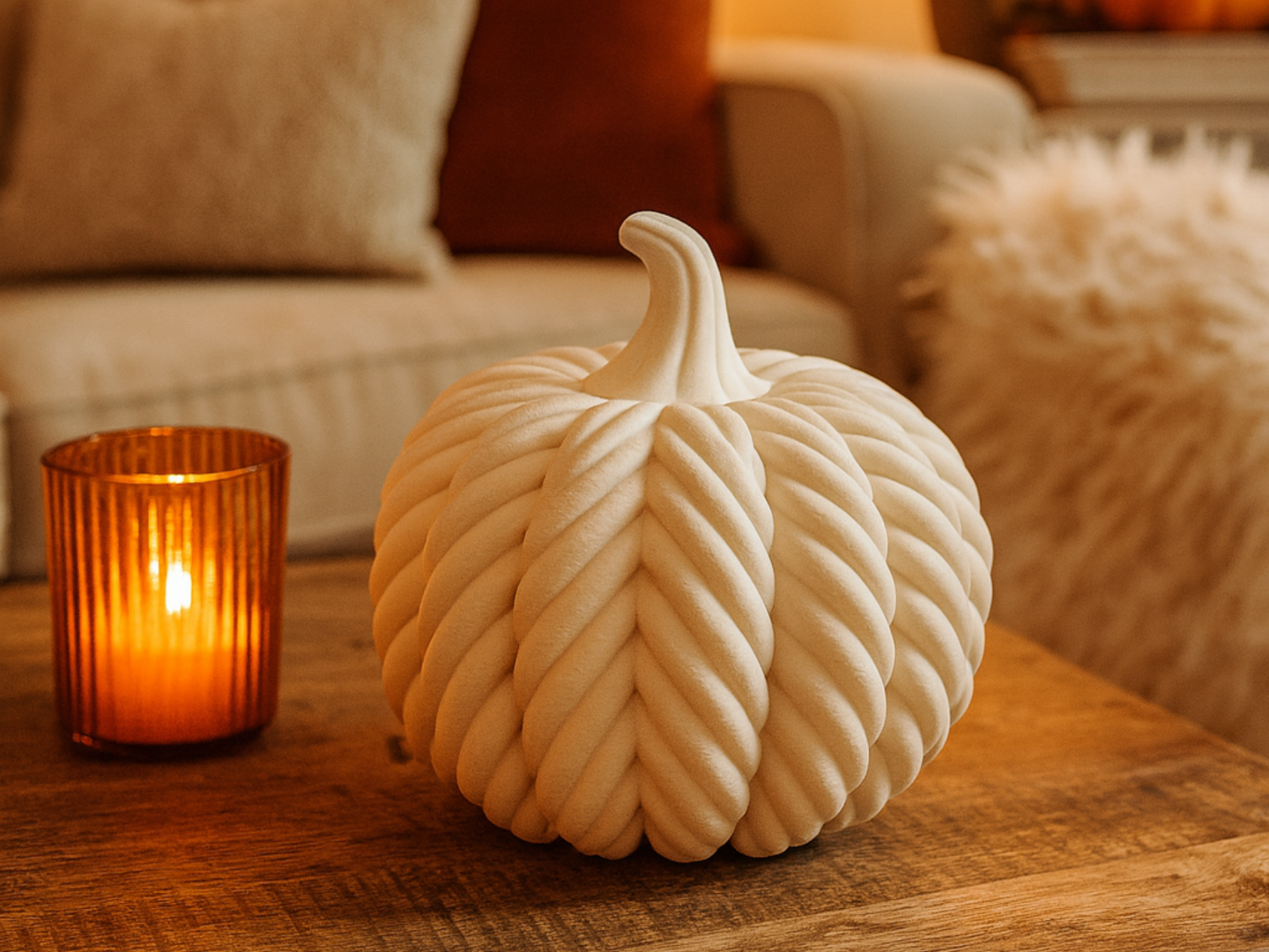 ROPE PUMPKIN / AUTUMN DECOR / HALLOWEEN DECOR