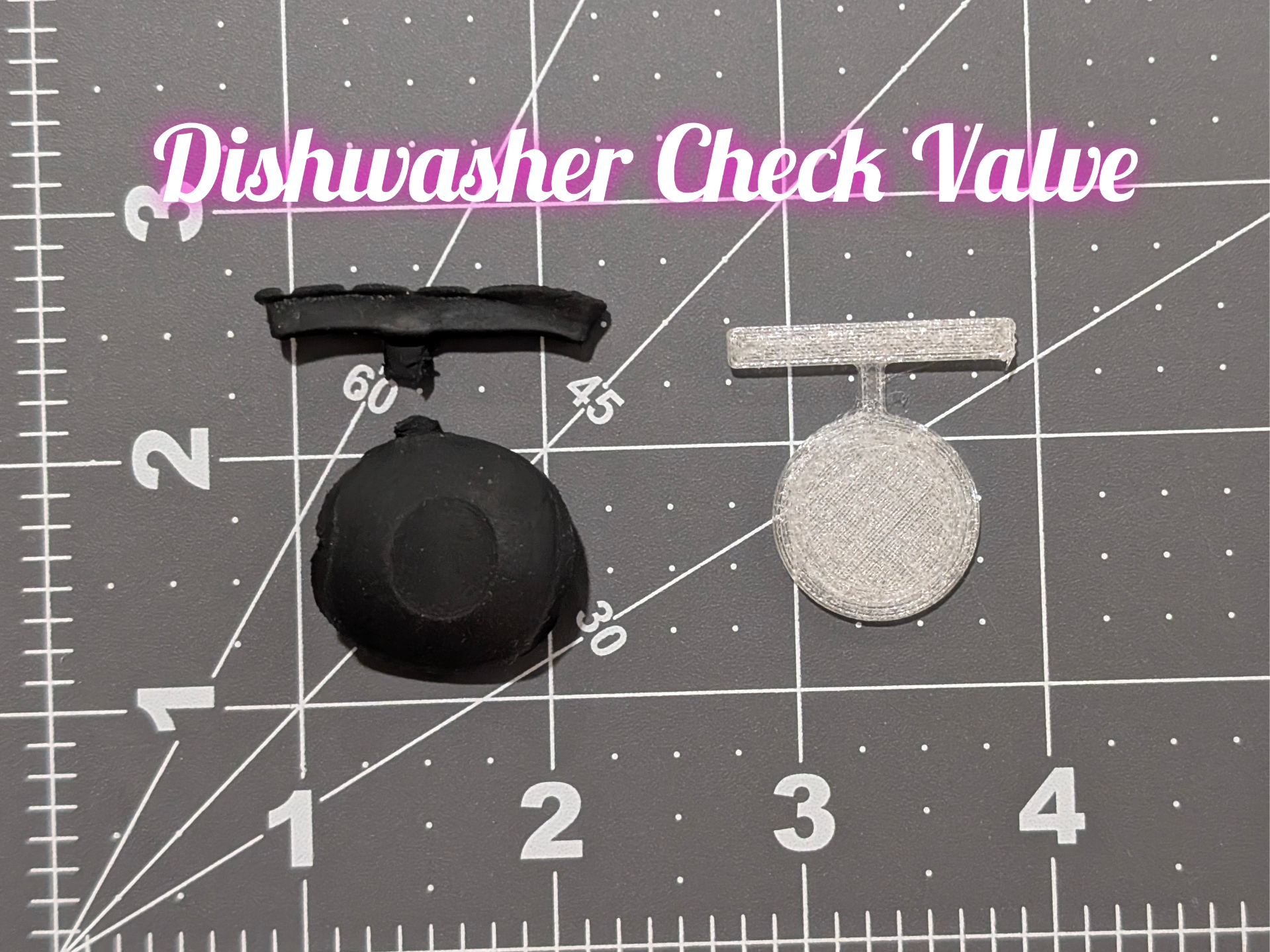 Dishwasher Drain Check Valve