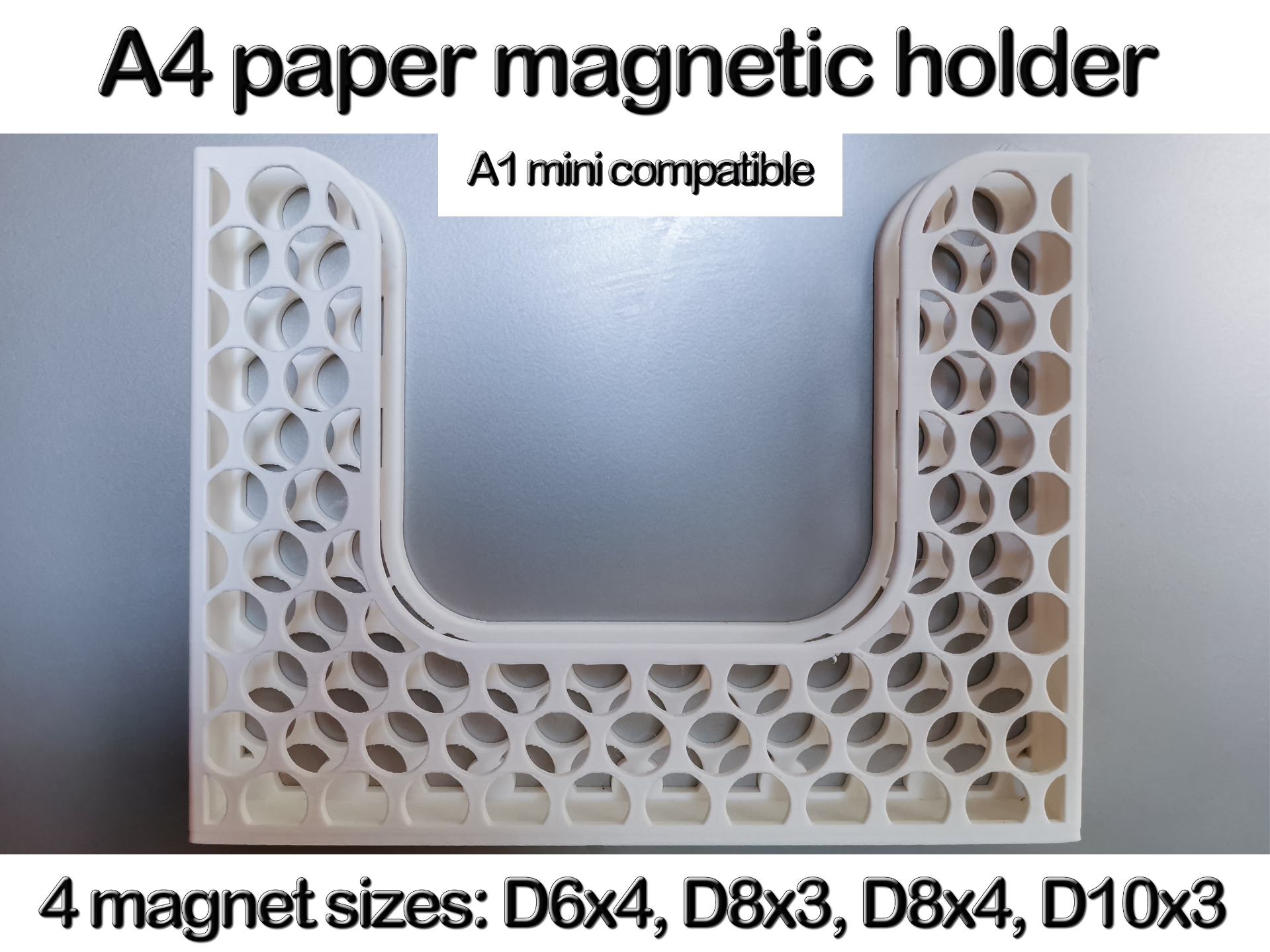 A4 paper magnetic holder; A1 mini compatible