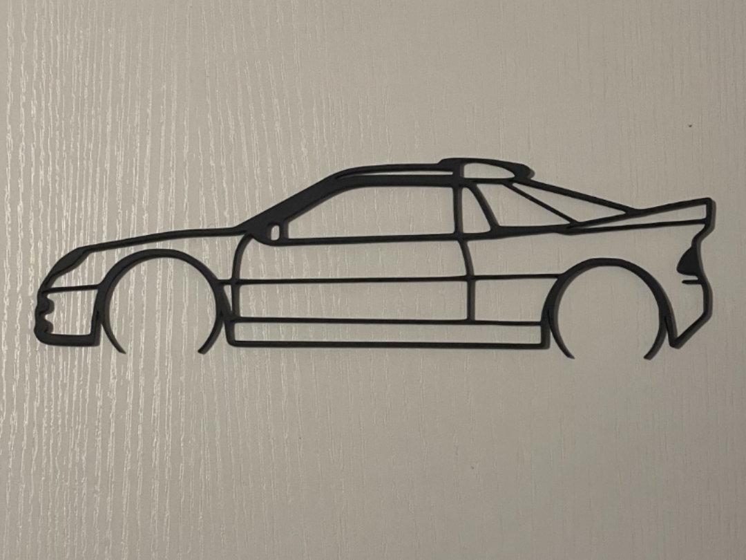 Ford RS200 Rally Car 2D Wall Art Decor