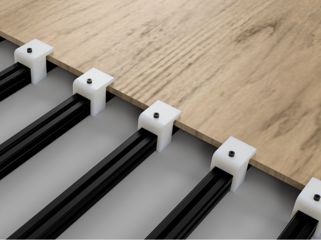 2020 Extrusion Plastic Clamp