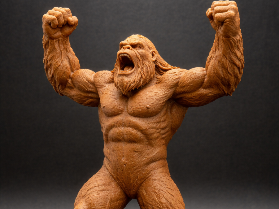 Bigfoot - Sasquatch - Yeti brüllen