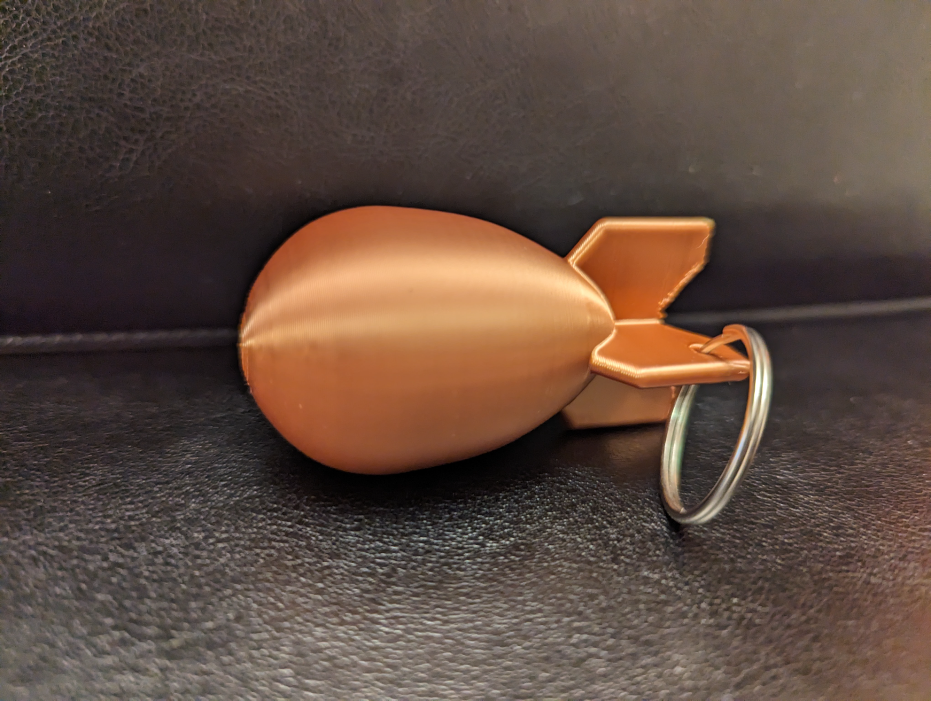 Flying Blimp or Flying Bomb ?? Keychain