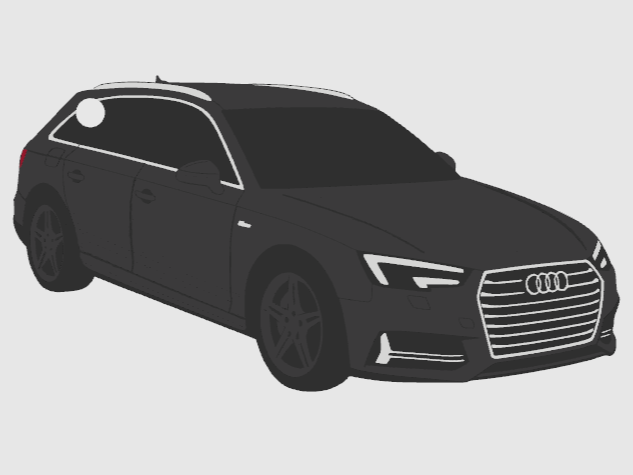 A4 B9 Avant Keychain
