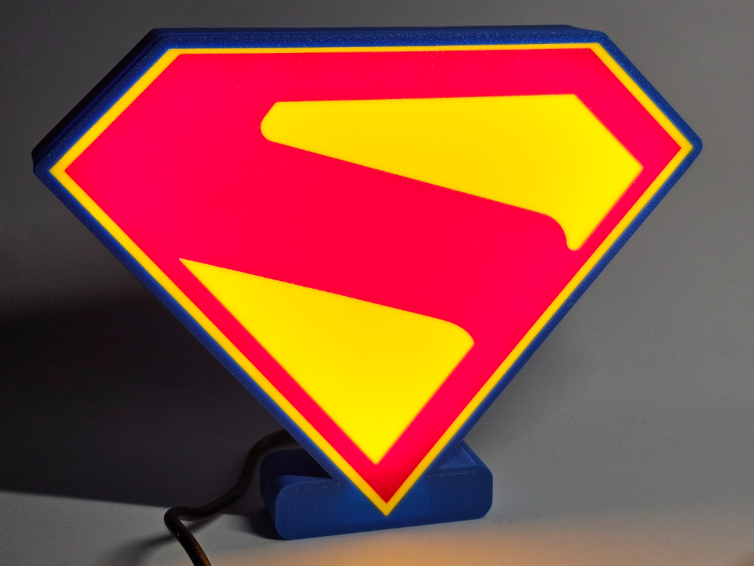Superman 2025 Lightbox / Letrero LED