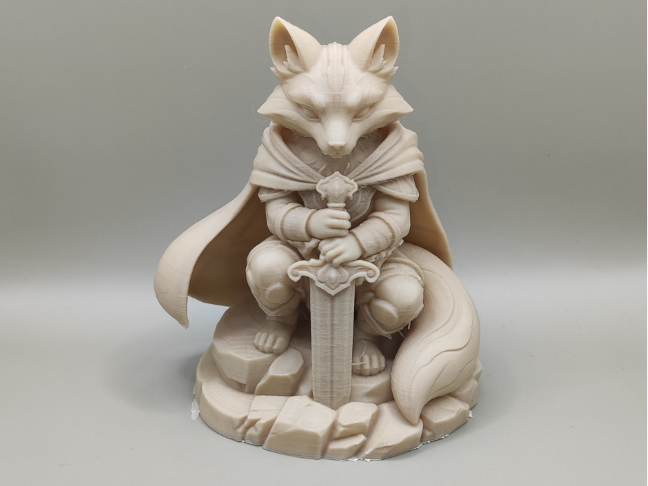Fox Knight Guardian figurine