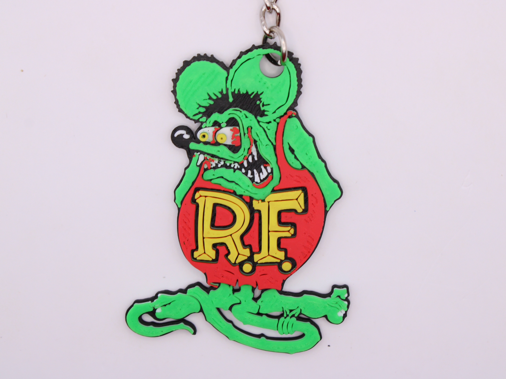 Rat Fink Body Keychain