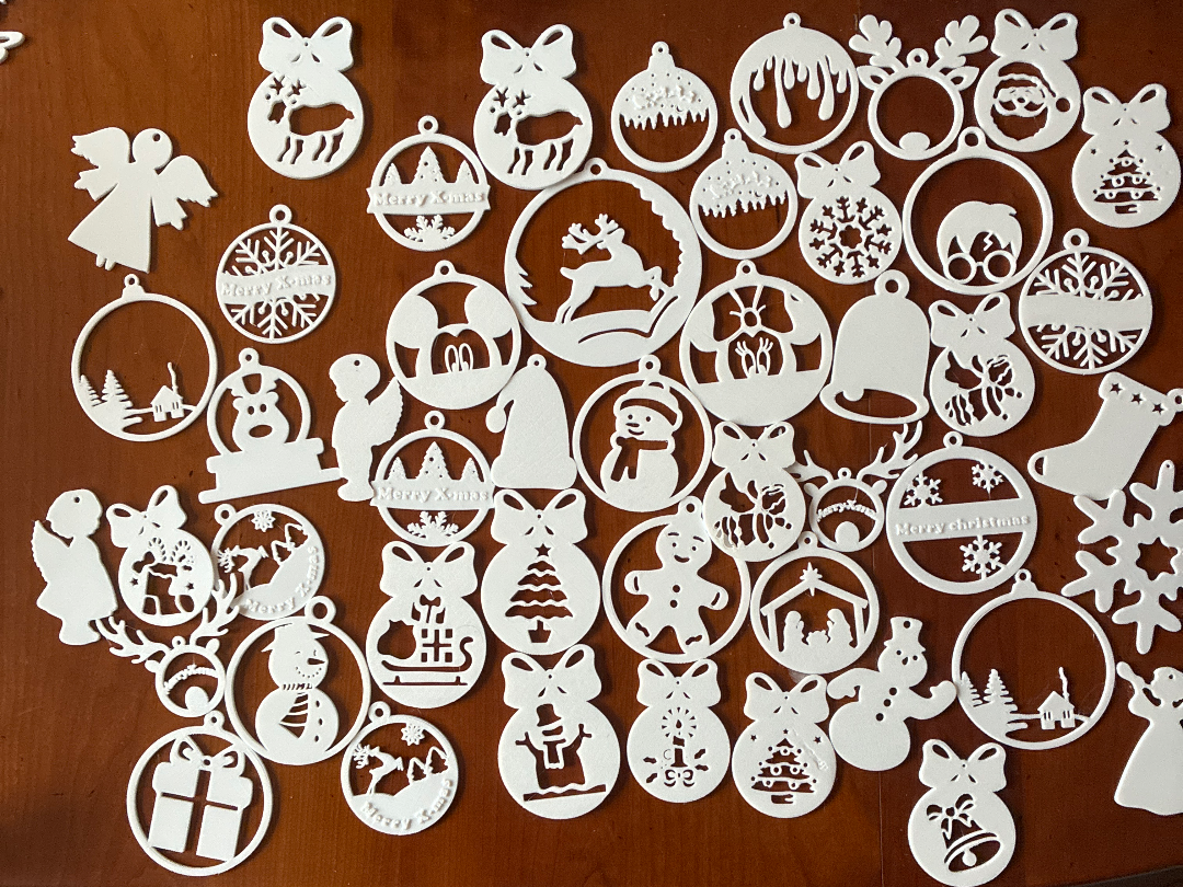 54 Christmas Tree decorations