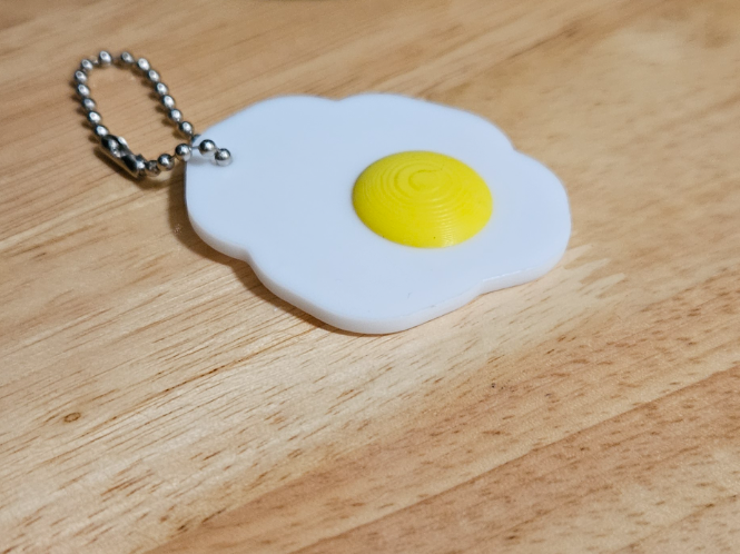 egg keychain