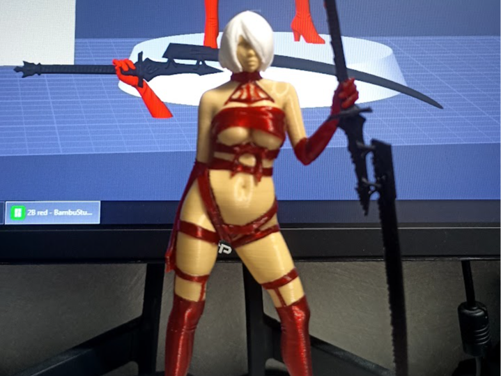 2B Scarlet Bondage Edition AMS MultiColor Edition