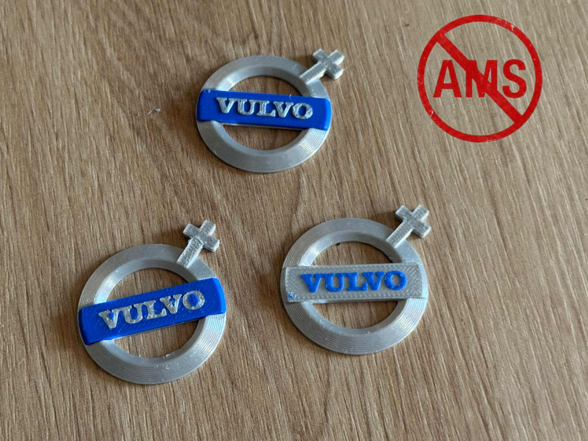 funny car keychain Volvo Vulvo vulva