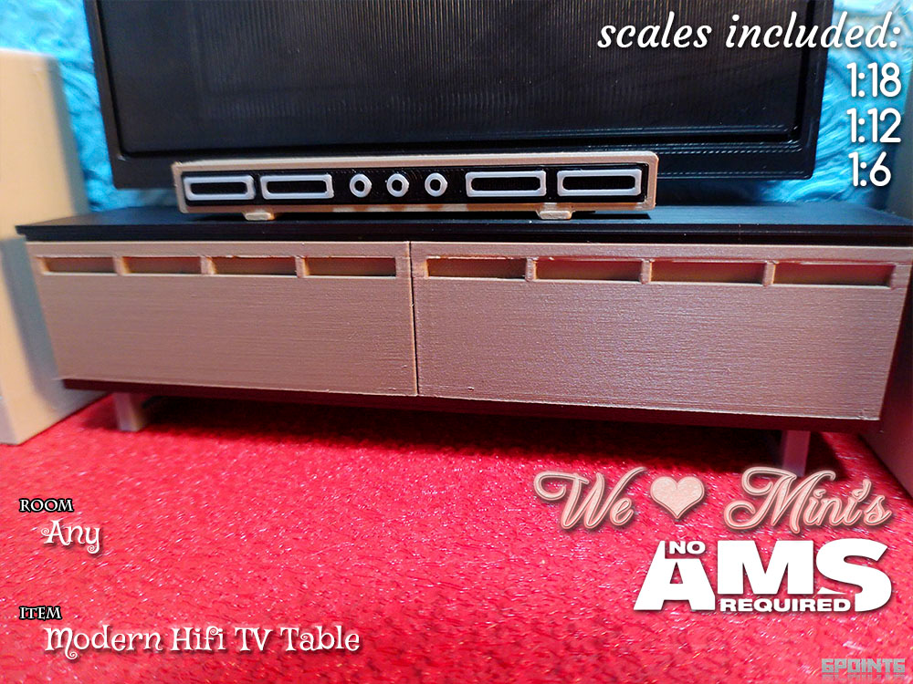 WLM - Modern Hifi TV Table
