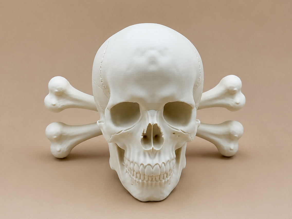Skull and Cross Bones Hat Holder